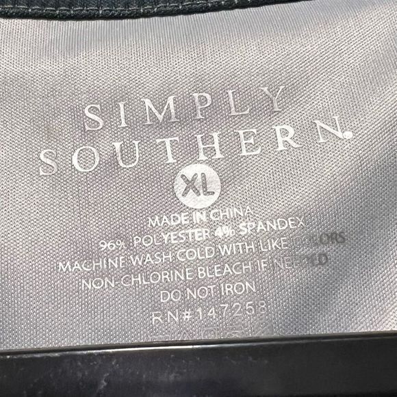 NWT Simply Southern Men's Salty Vibes Jeep Rash Guard Tee Brown/Black Size XL - Picture 6 of 8